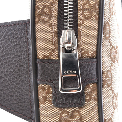 Gucci Monogram Belt Bag Dark Brown 9 of 12