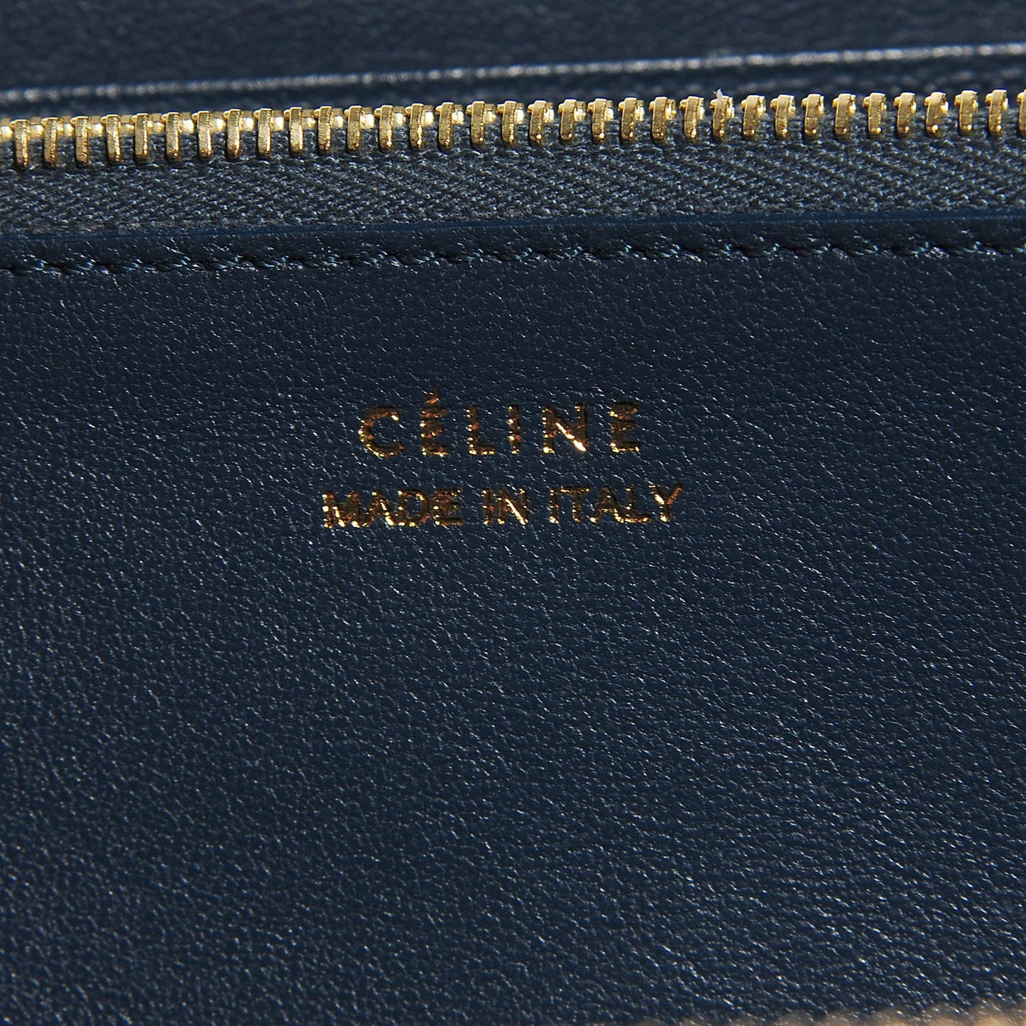 Lizard Large Zip Around Multifunction Wallet Blue