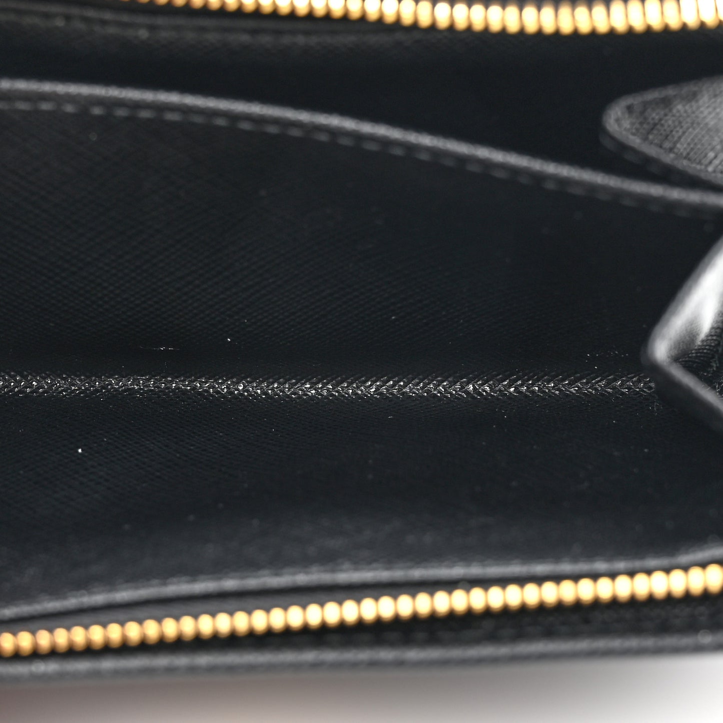 Saffiano Metal Compact Wallet Black