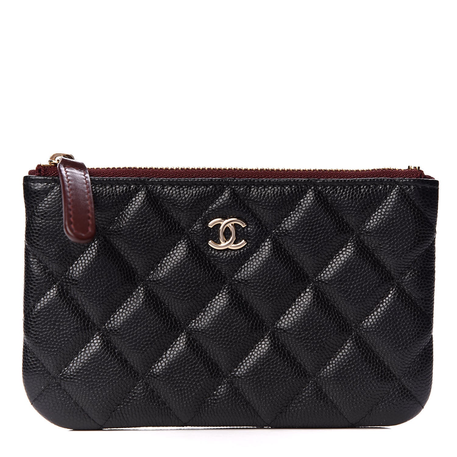 Chanel Caviar Quilted Small Cosmetic Case Black 1 of 9