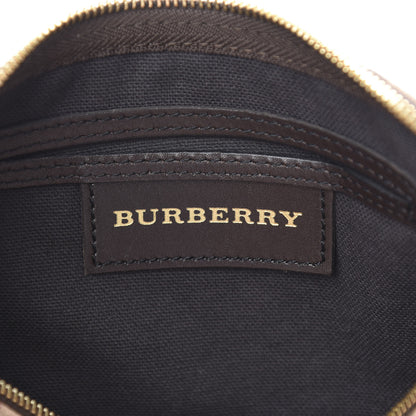 Burberry Haymarket Check Small Chester Bowling Bag Chocolate 6 of 10
