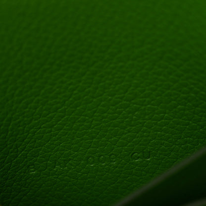 Hermes Evercolor Bi-Color Constance Slim Wallet Vert Yucca Mauve Pale 8 of 9