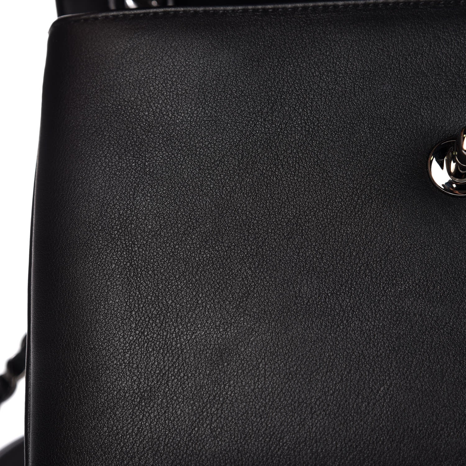 Chanel Calfskin Small Trendy CC Dual Handle Flap Bag Black 13 of 14