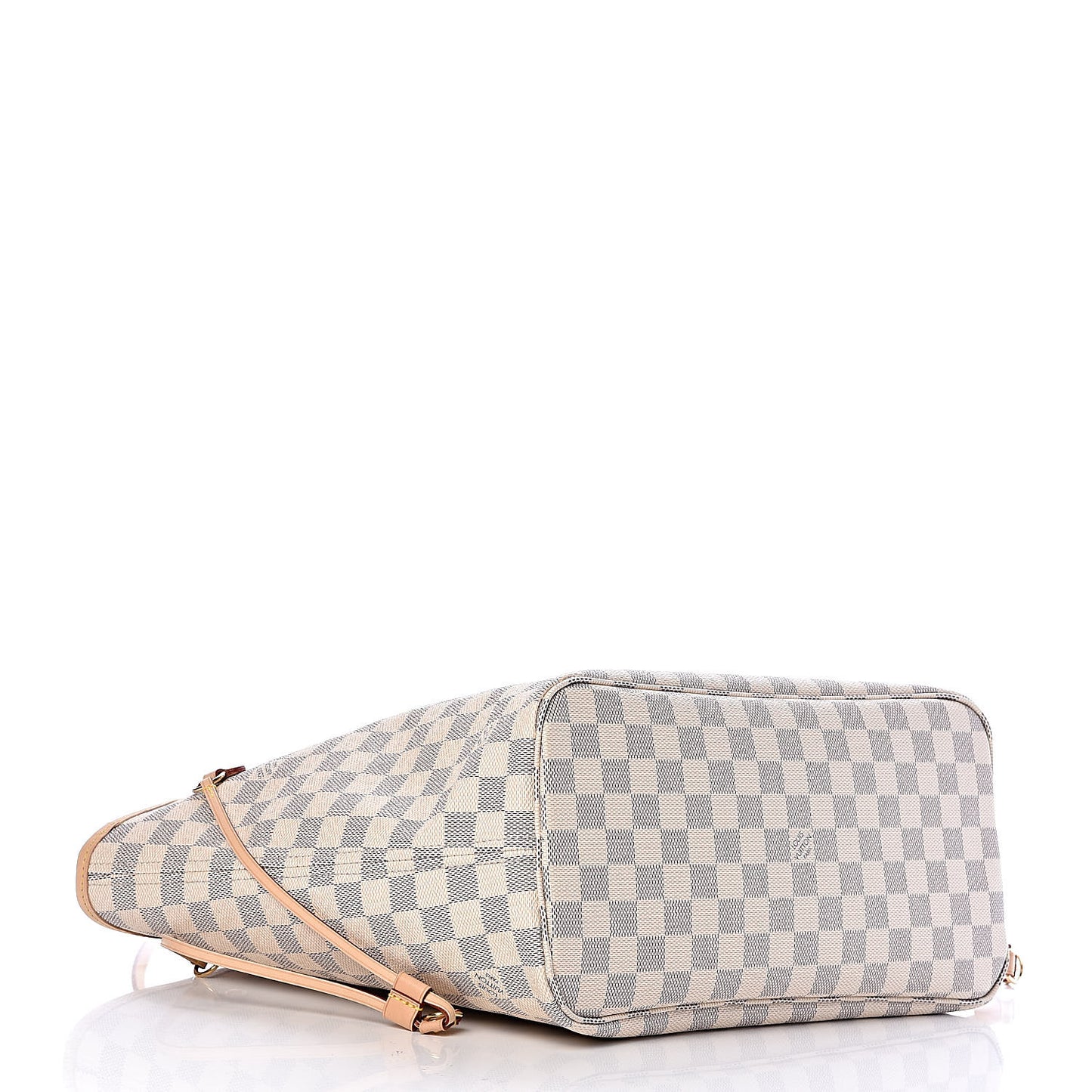 Damier Azur Neo Neverfull MM Rose Ballerine