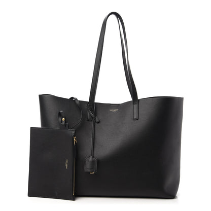 Saint Laurent Calfskin Large Shopping Tote Black 1 of 10