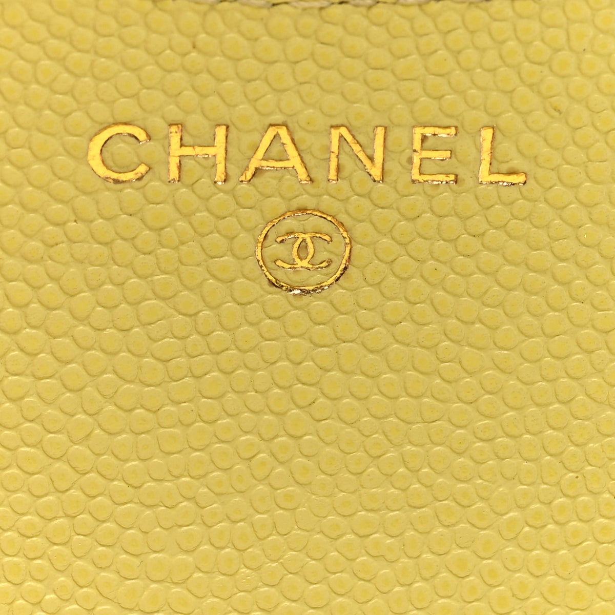 Chanel Lambskin Quilted Compact Flap Wallet Yellow 6 of 8