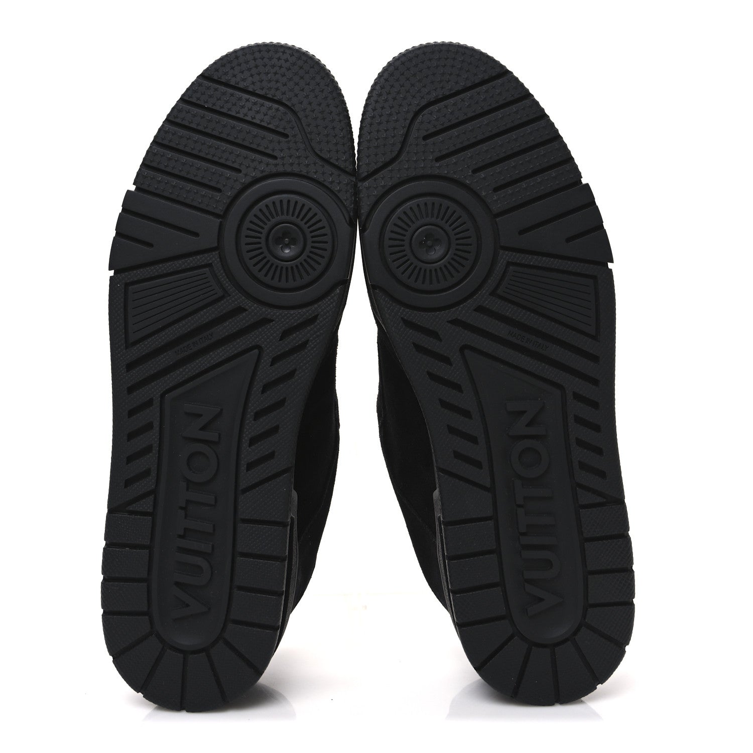 Louis Vuitton Suede Mens LV Trainer Sneakers 8 Black 7 of 10