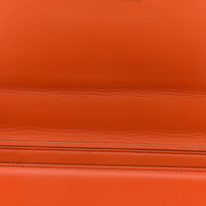 Bottega Veneta Spazzolato Calfskin Classic BV Classic Bag Orange 9 of 10