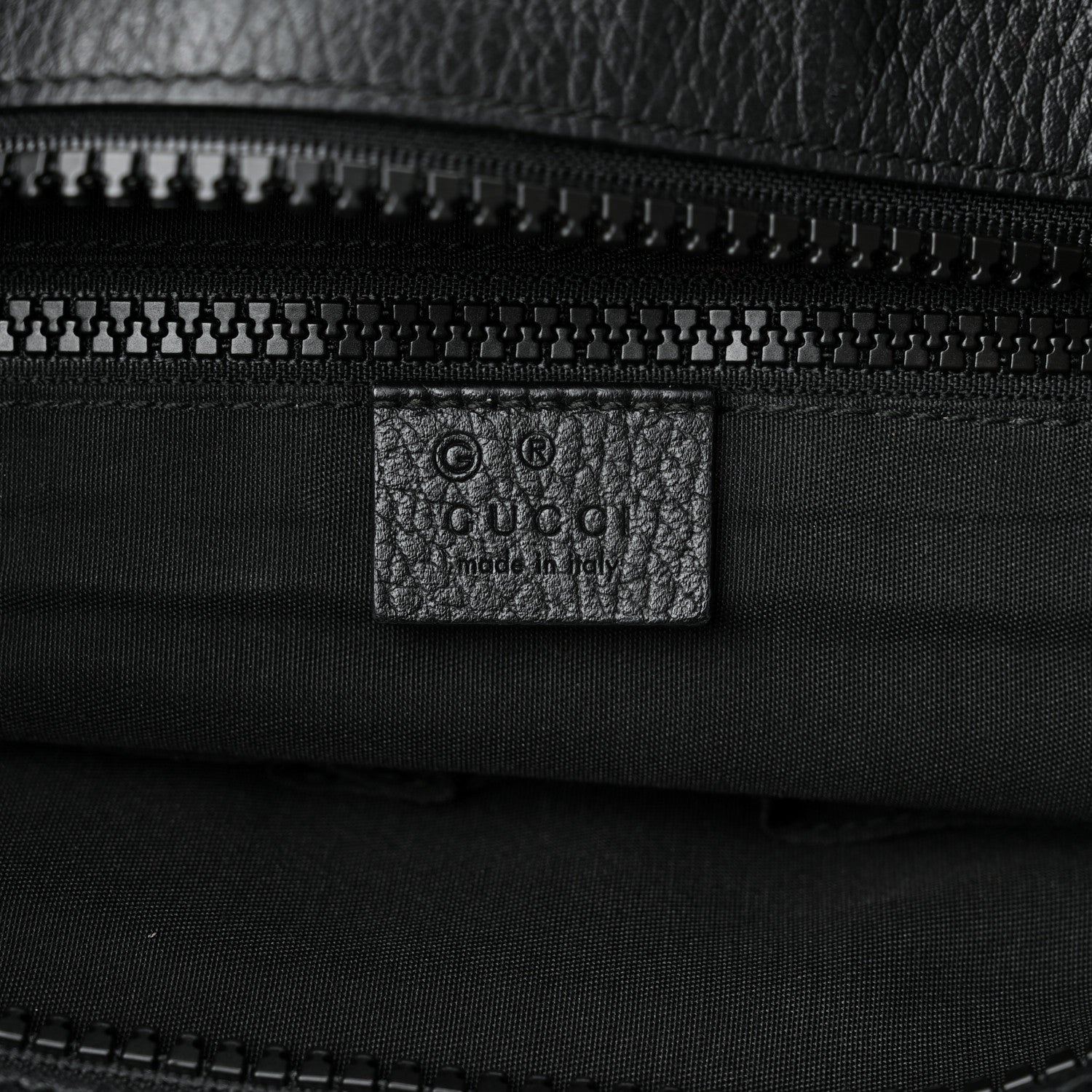 Gucci Nylon Monogram Tote Black 6 of 11