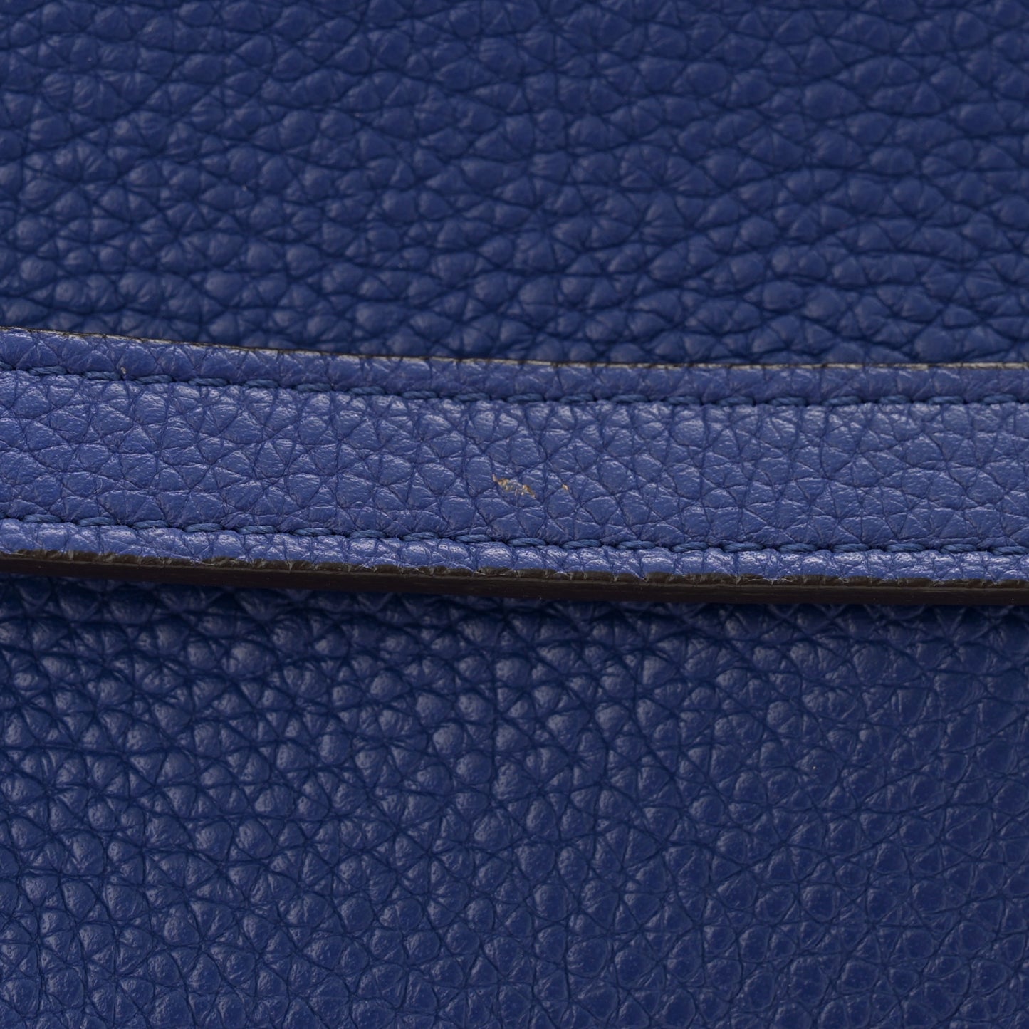 Grained Calfskin Mini Belt Bag Indigo