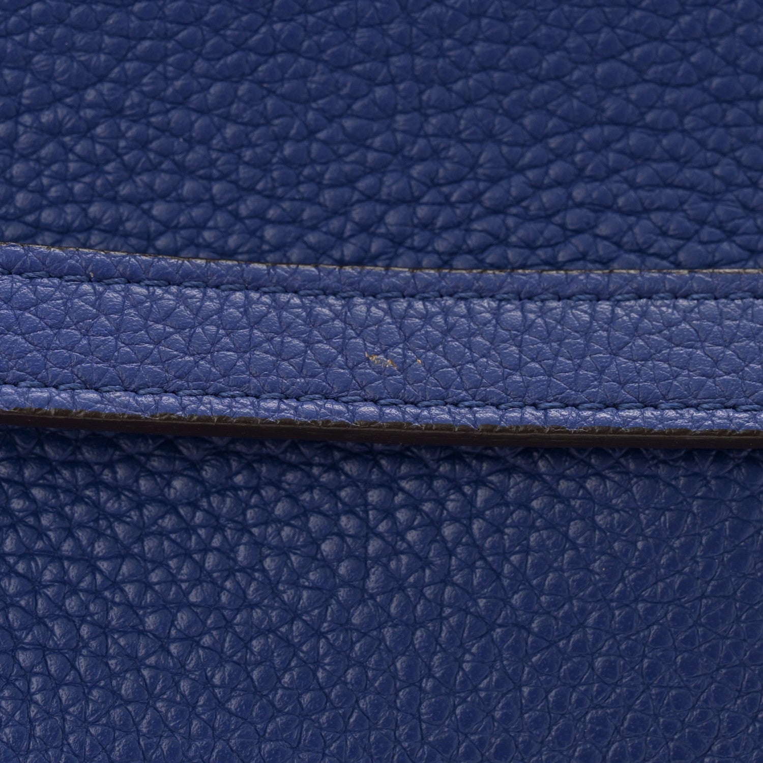 Celine Grained Calfskin Mini Belt Bag Indigo 13 of 14