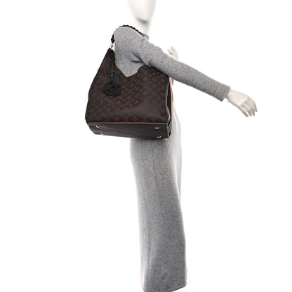 Louis Vuitton Mahina Carmel Hobo Chocolate 2 of 9