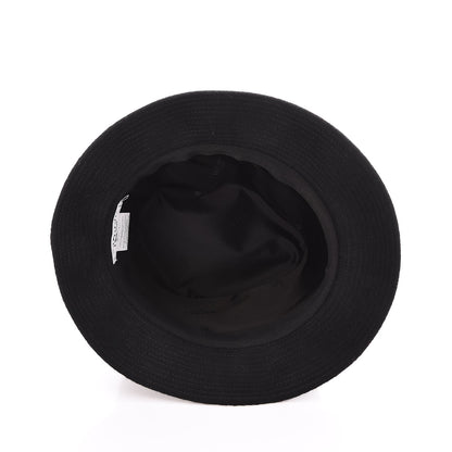 Hermes Cashmere Deerskin Hat 58 Black 4 of 7