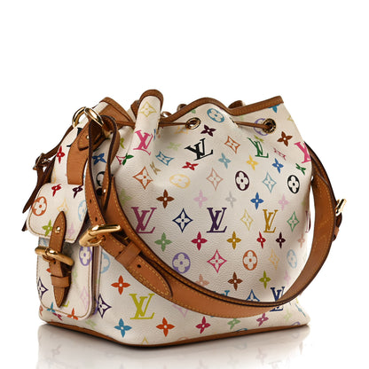 Louis Vuitton Monogram Multicolor Petit Noe White 3 of 12