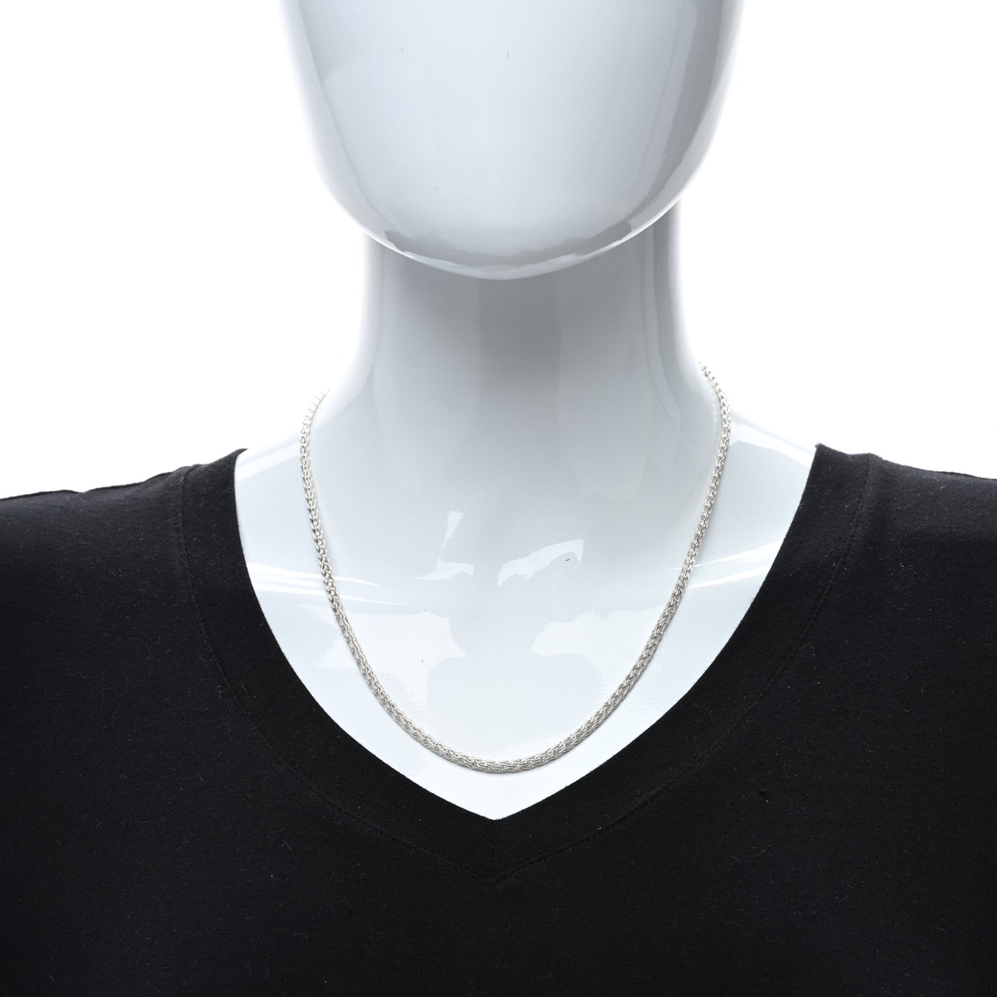 Sterling Silver 3.5mm Wheat Chain Necklace 20"