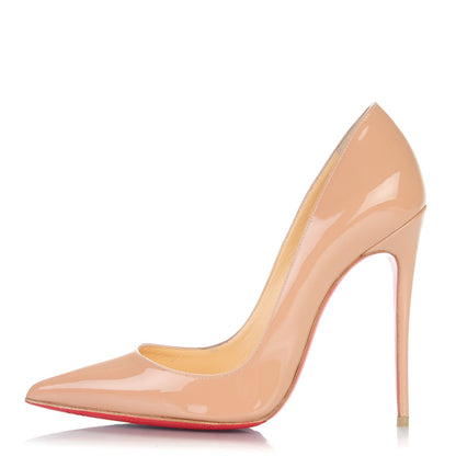Christian Louboutin Patent So Kate 120 Pumps 36.5 Nude 1 of 6