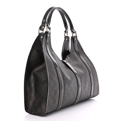 Gucci GG Plus Monogram Medium Joy Shoulder Bag Dark Brown 3 of 14