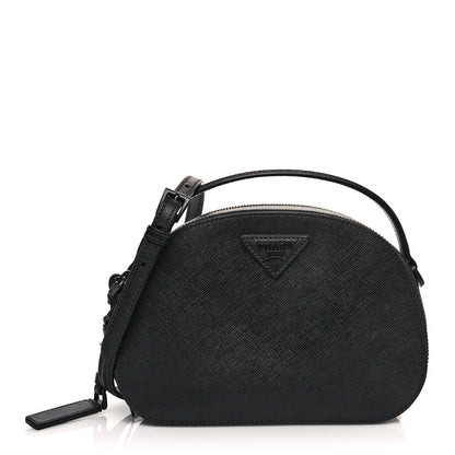 Prada Saffiano Lux Odette Crossbody Black 1 of 10
