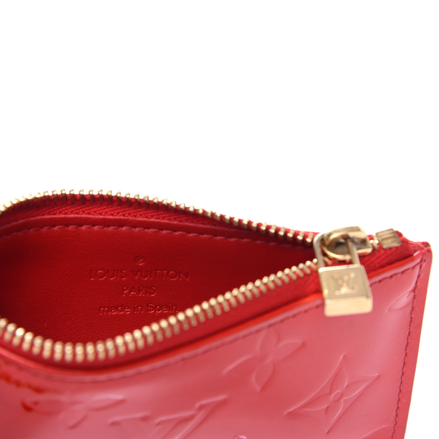 Louis Vuitton Vernis Key Pouch Rouge 6 of 7