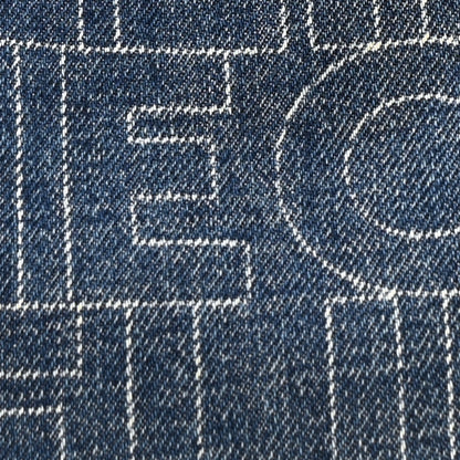 Celine Denim Calfskin Logo Bucket 16 Bag Blue 8 of 11
