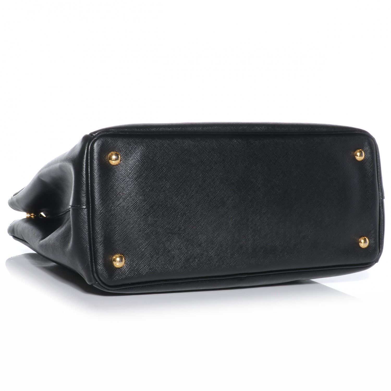 Prada Saffiano Lux Medium Double Zip Tote Nero Black 4 of 9
