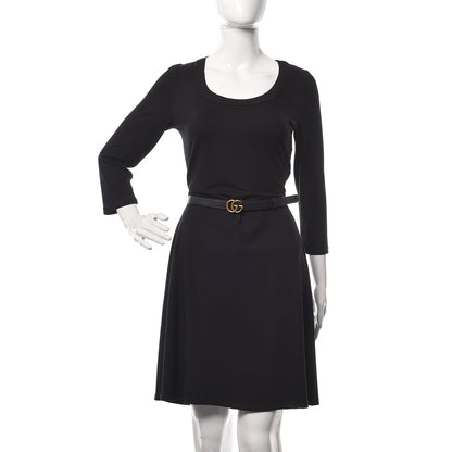 Gucci Calfskin Double G 20mm Belt 85 34 Black 2 of 7