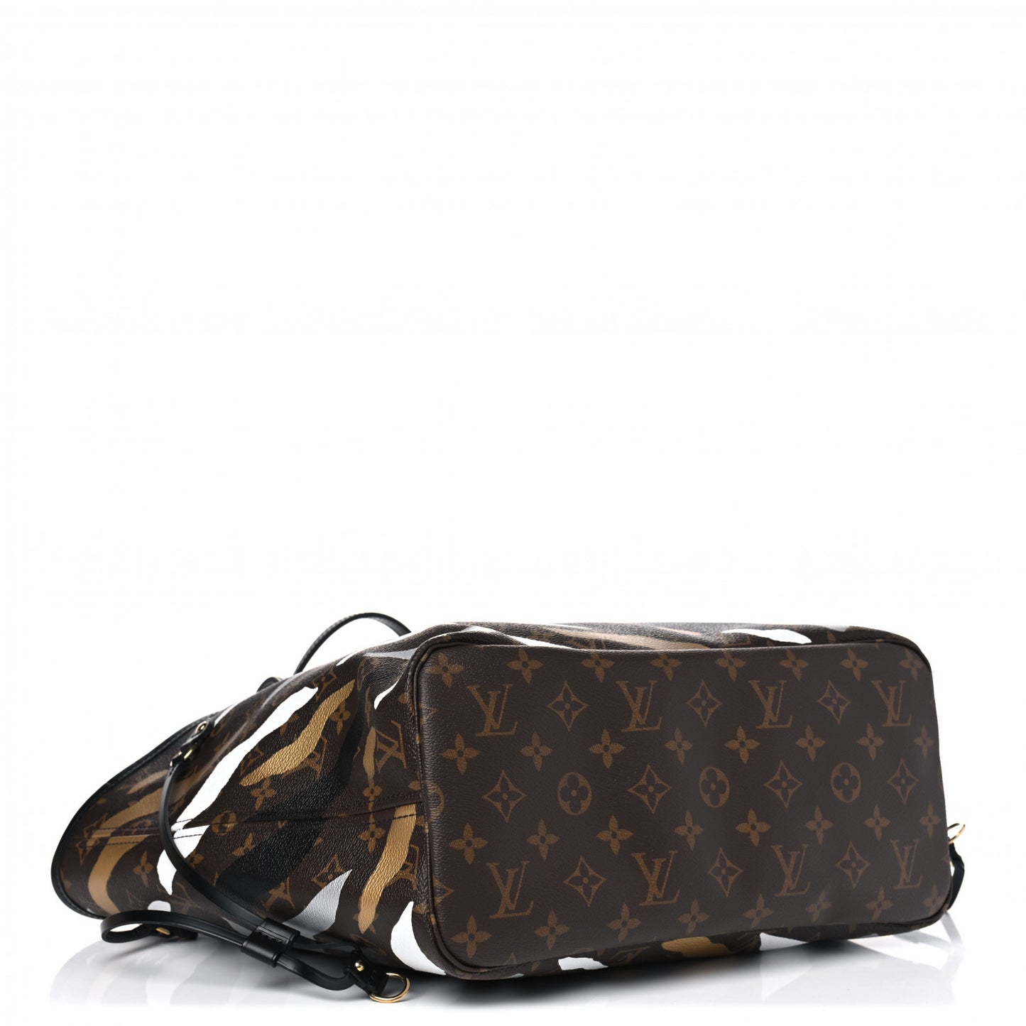 X LOL Monogram Neverfull MM Gold Silver