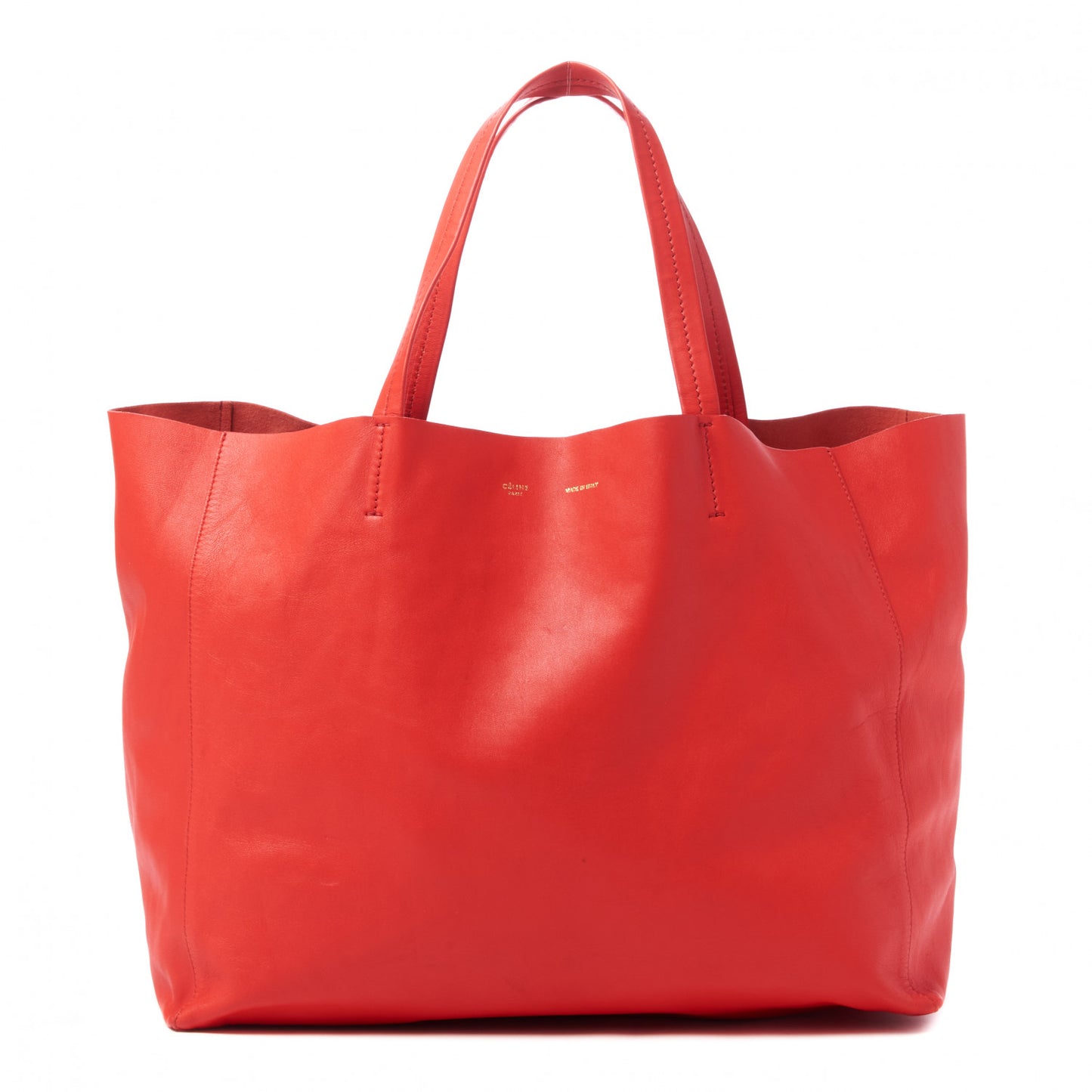 Lambskin Horizontal Cabas Magenta