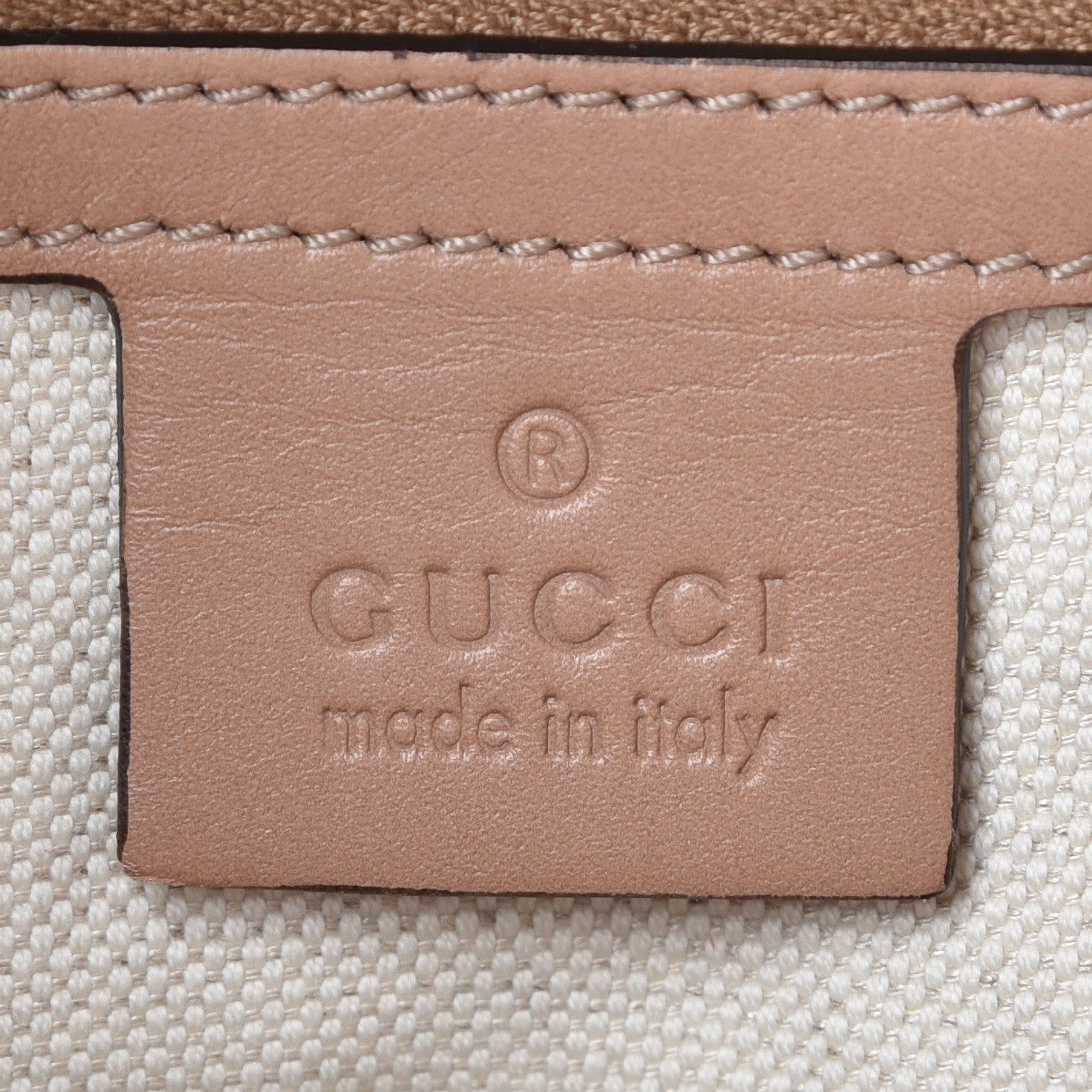 Gucci Guccissima Medium Scarlett Stud Tote Dusty Rose 8 of 9
