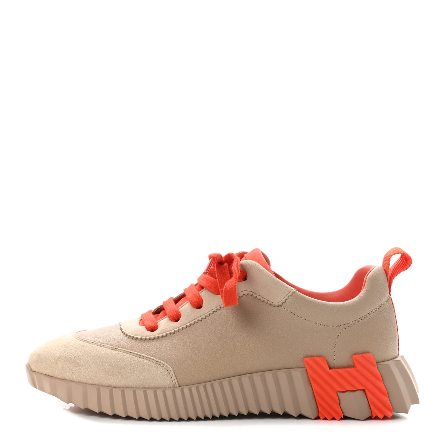 Goatskin Suede Bouncing Sneakers 38 Beige Sarrasin Sanguine