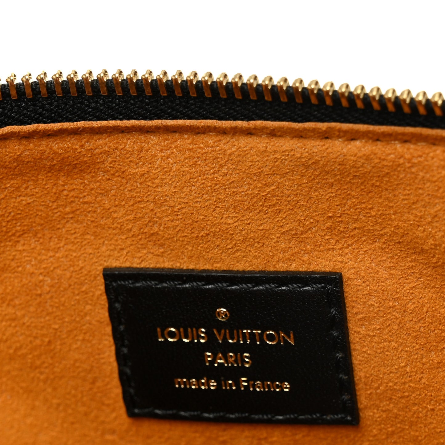 Lambskin Embossed Monogram Coussin MM Black