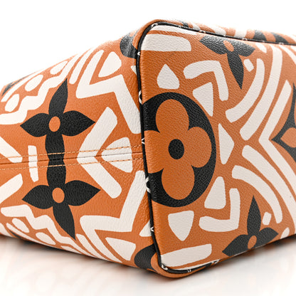 Louis Vuitton Monogram Giant Crafty Neverfull MM Creme Caramel 8 of 10