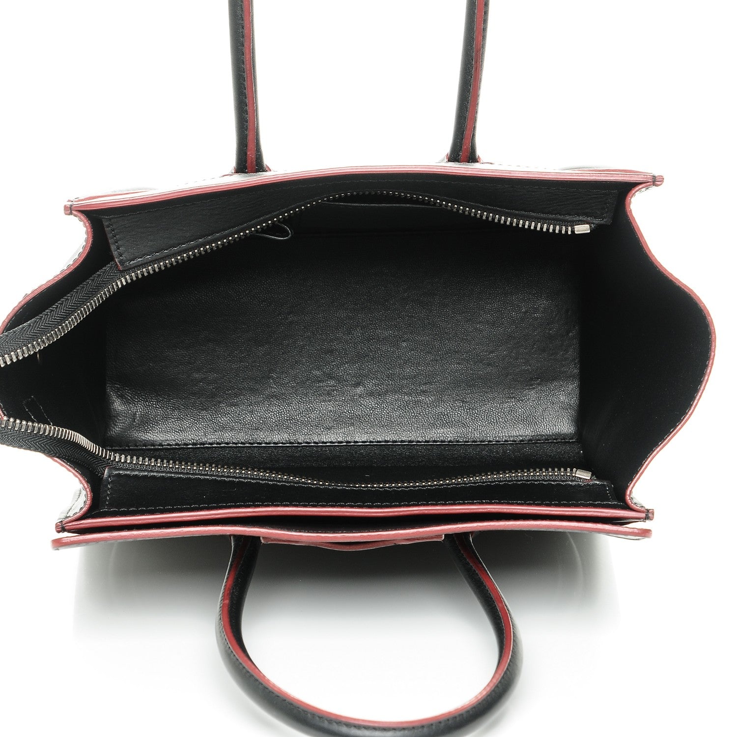 Celine Smooth Calfskin Micro Luggage Black 5 of 6