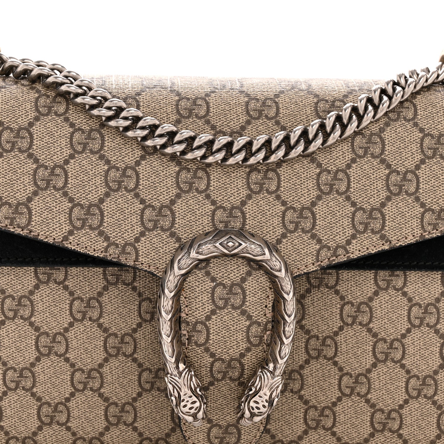 Gucci GG Supreme Monogram Small Dionysus Shoulder Bag Black 8 of 12