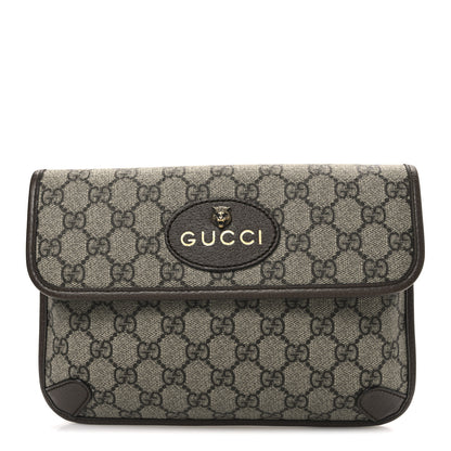 Gucci GG Supreme Monogram Neo Vintage Web Belt Bag Brown 1 of 10