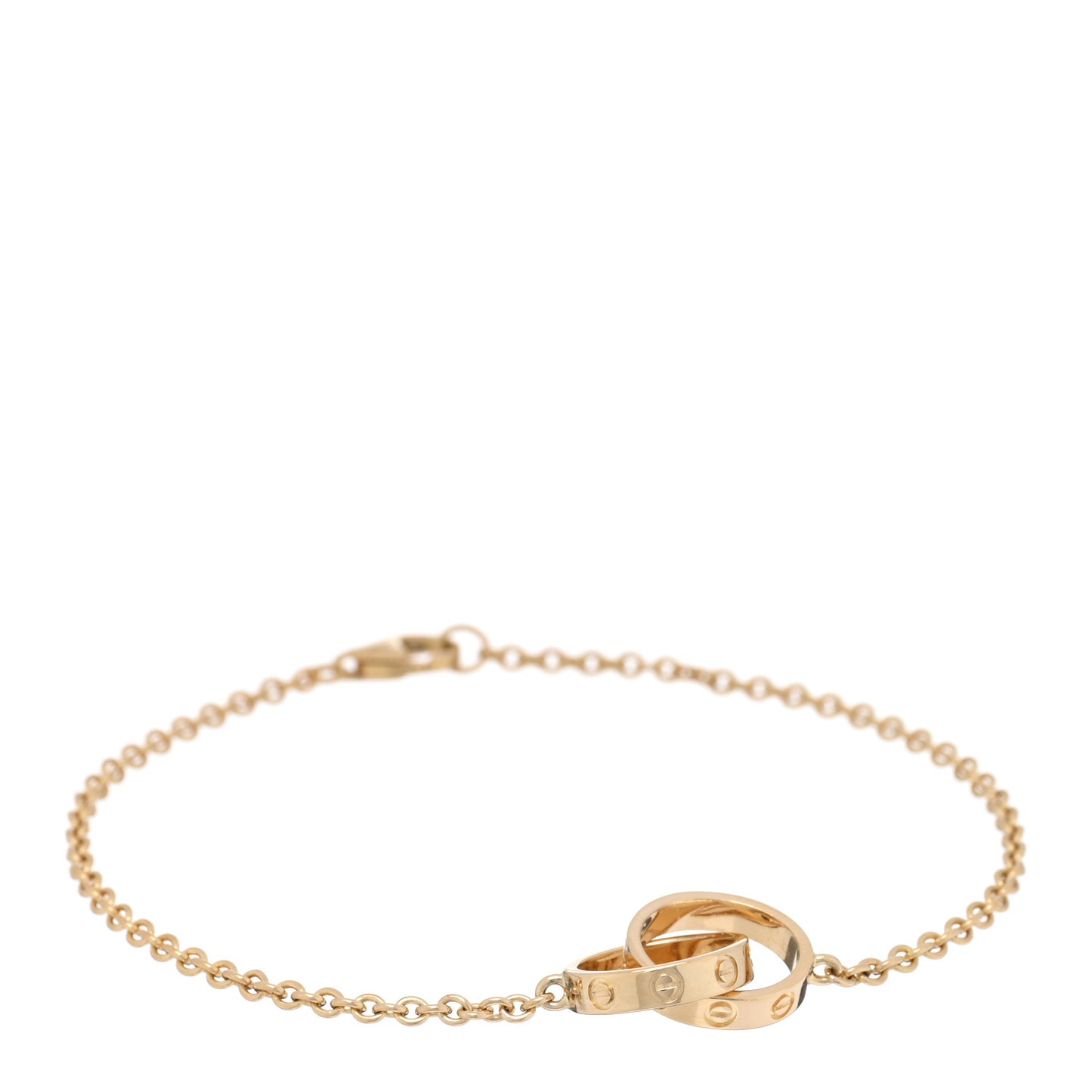 18K Yellow Gold Interlocking LOVE Bracelet