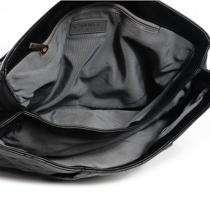 Chanel Calfskin Coco Pleats Flap Black 5 of 7