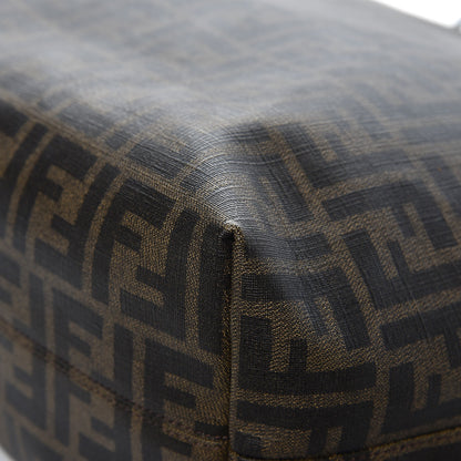 Fendi Zucca Spalmati Patent Baguette Print Medium Roll Tote Tobacco 12 of 12