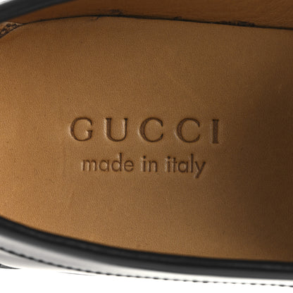 Gucci Calfskin Mens Interlocking G Millennial Ribot Loafers 8.5 Black 7 of 12