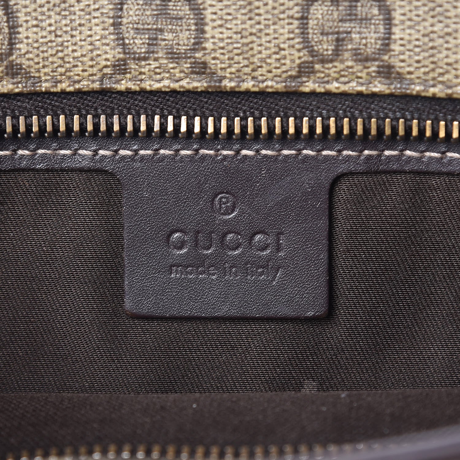 Gucci GG Supreme Monogram Small Joy Tote Dark Brown 7 of 20