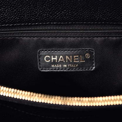 Chanel Caviar Quilted Grand Shopping Tote GST Black 5 of 11