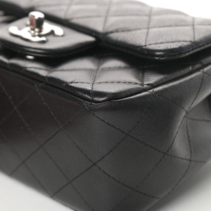 Chanel Lambskin Quilted Mini Square Flap Black 10 of 17