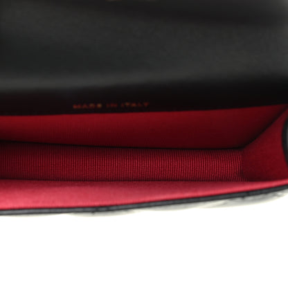 Chanel Lambskin Enamel Quilted Pending CC Flap Belt Bag Black 4 of 11