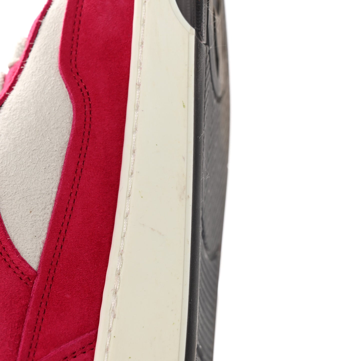 Suede Kidskin Womens CC Sneakers 40.5 White Fuchsia
