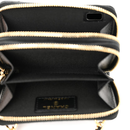 Chanel Caviar Quilted Miss Coco Clutch With Chain Bag Black 5 of 11