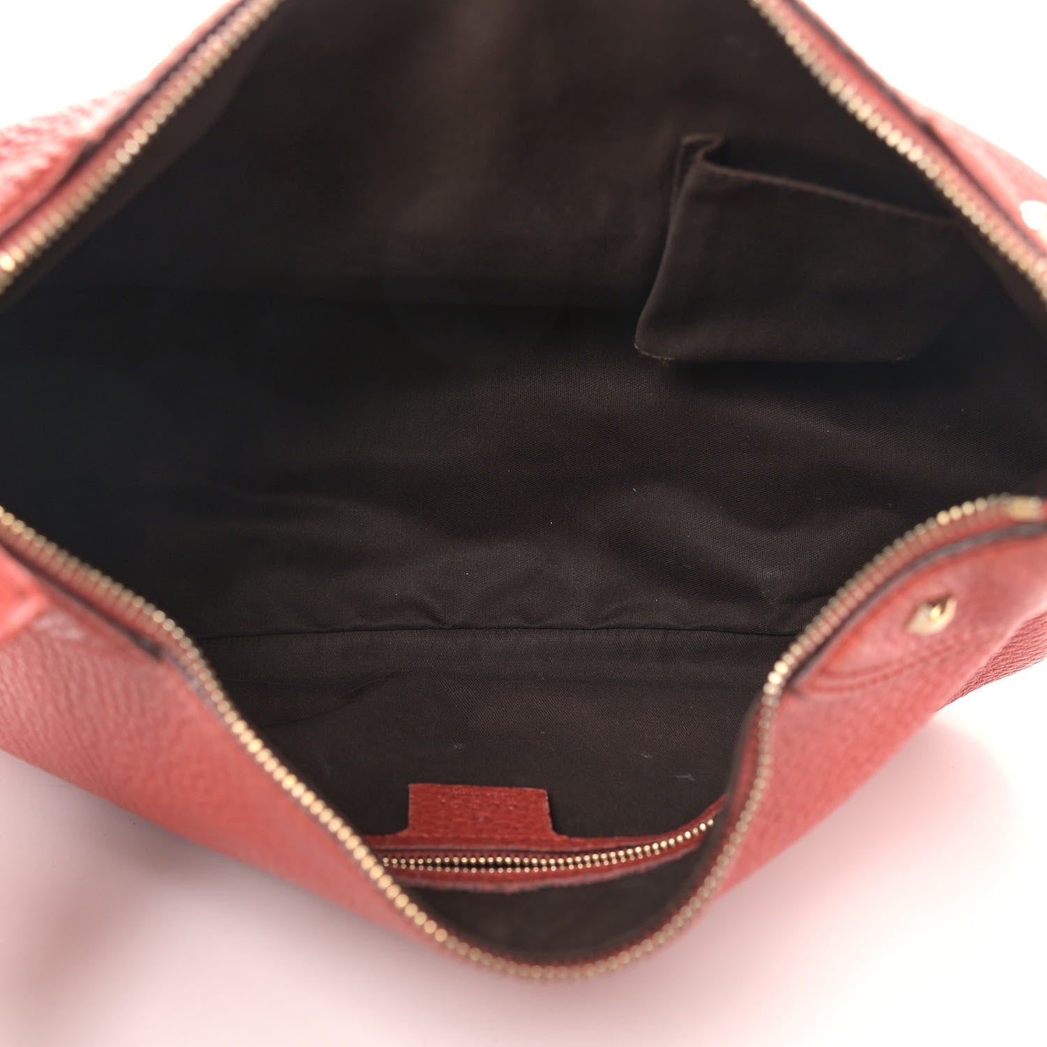 Gucci Calfskin Bamboo Top Handle Bag Coral 5 of 17