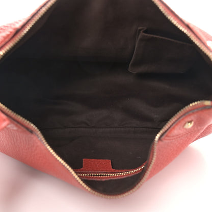 Gucci Calfskin Bamboo Top Handle Bag Coral 5 of 17