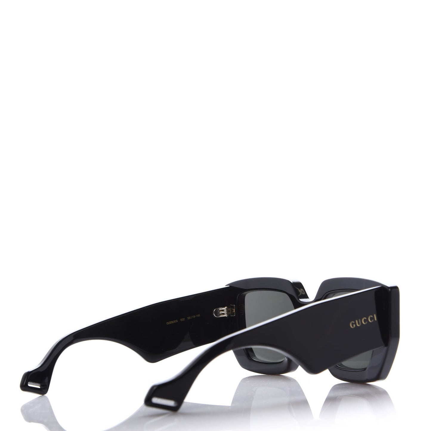 Acetate Square Frame Sunglasses GG0630S Black