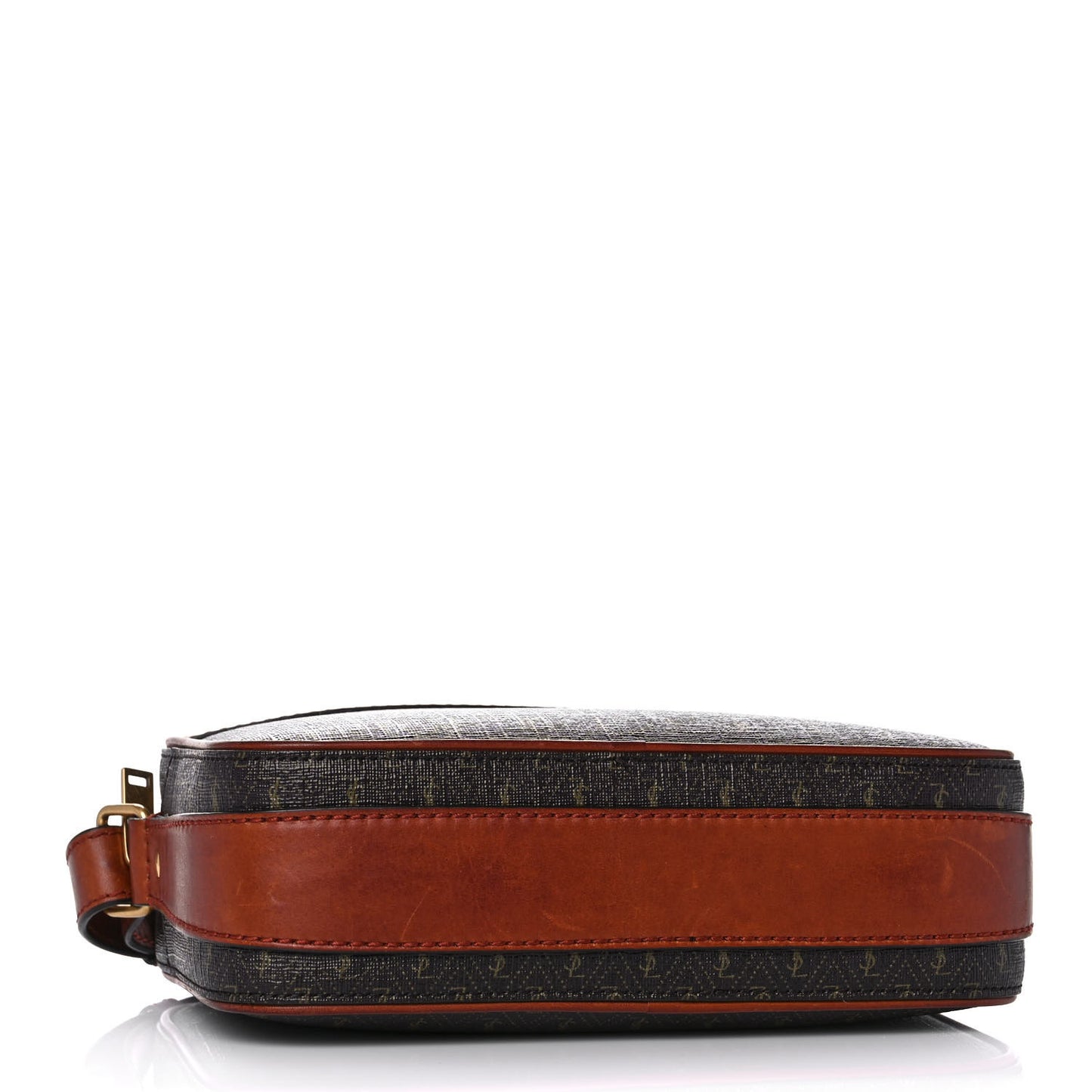 Canvas Smooth Calfskin Le Monogramme Camera Bag Chestnut