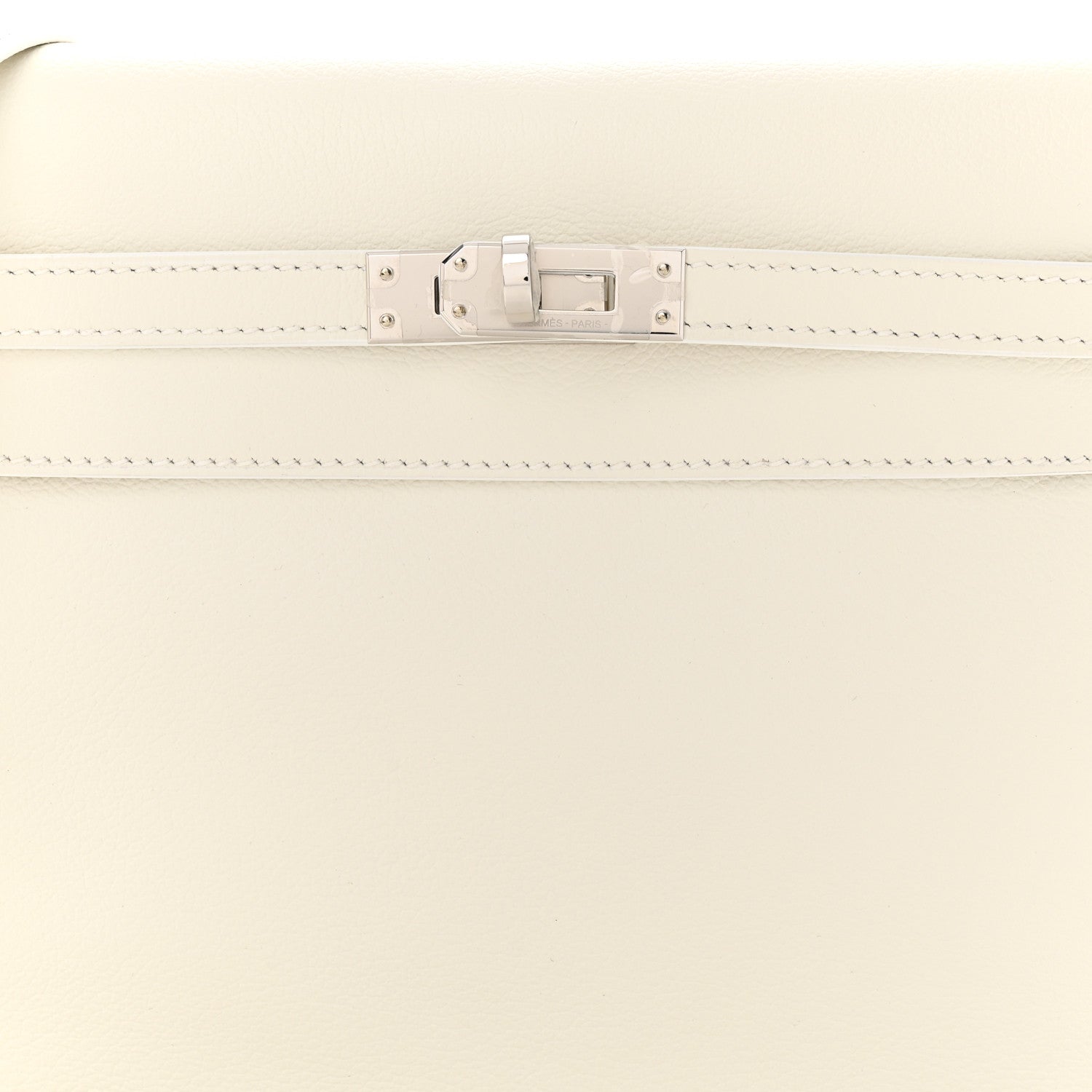 Hermes Evercolor Kelly Danse II Belt Bag White 8 of 11